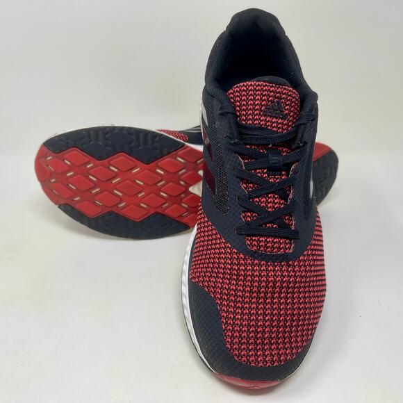 Adidas Edge RC Sporty Running Shoes Men's Sz 12 Black Red 137.4=J.8.5 - Picture 9 of 12